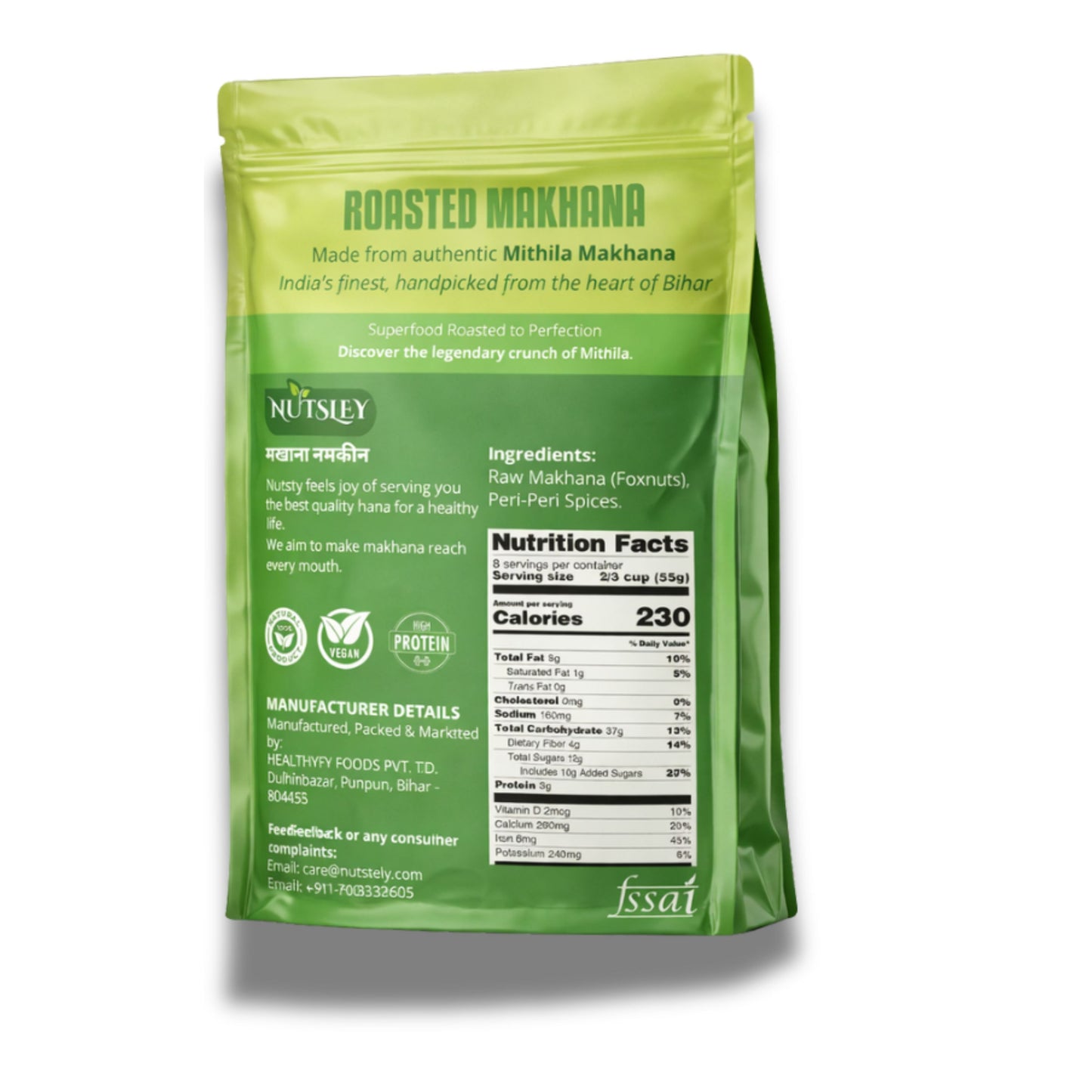 Nutsley Silk Silver Cream & Onion Makhana 54g Pack