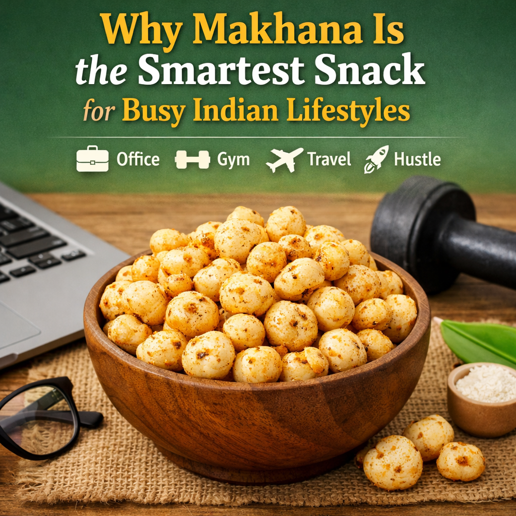 Why Makhana Is the Smartest Snack for Busy Indian Lifestyles